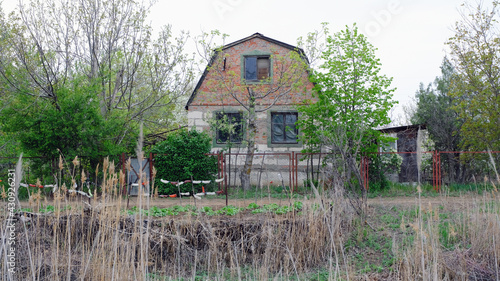 Buildings on summer cottages in Russia