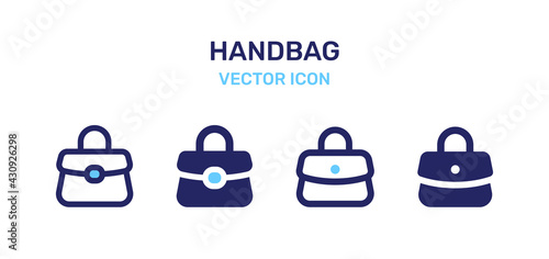 Women handbag vector icon