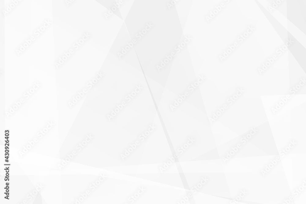 Fototapeta premium Abstract white and grey on light silver background modern design. Vector illustration EPS 10.