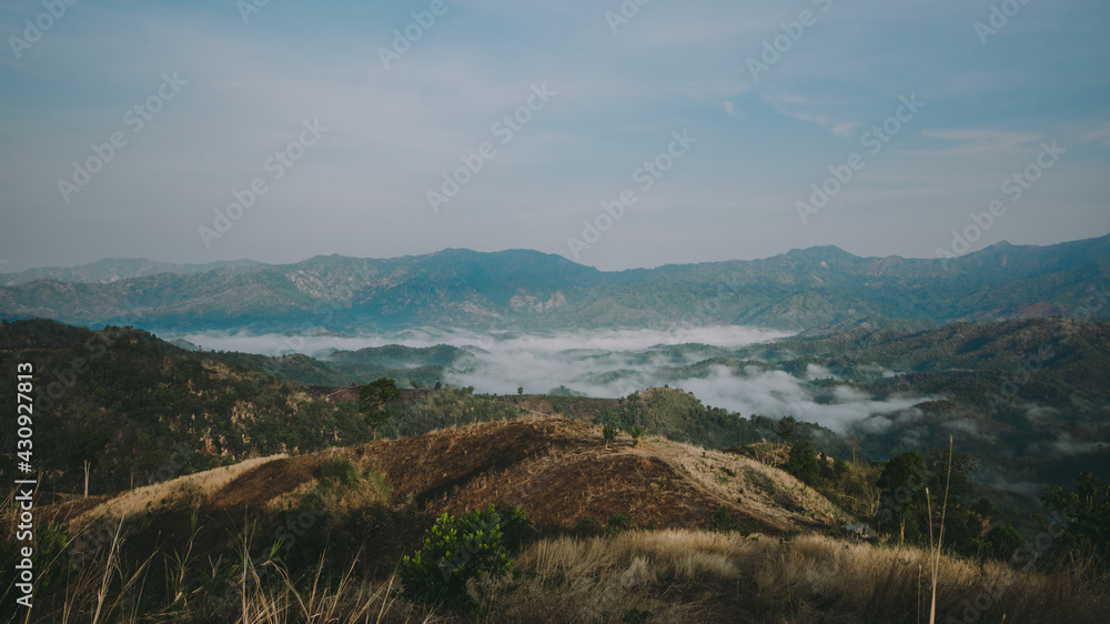 Naklejka premium Beautiful bird's eye view.