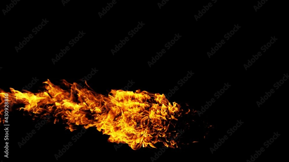 Fire line in super slow motion isoélated on black, shooting with high speed cinema camera in 4K.
Fire line in super slow motion isoélated on black, shooting with high speed cinema camera in 4K.