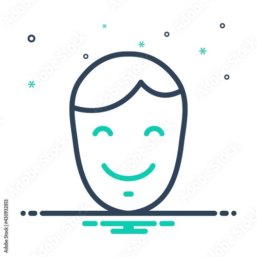 Mix icon for pleased