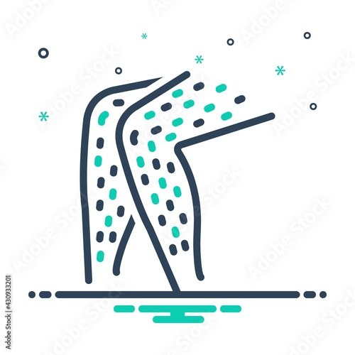 Mix icon for hairy