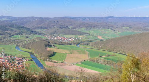 Blick von der Teufelskanzel auf das Werratal