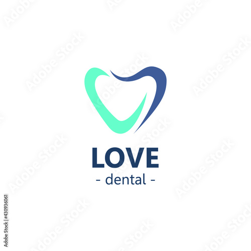 Love Dental logo Simple