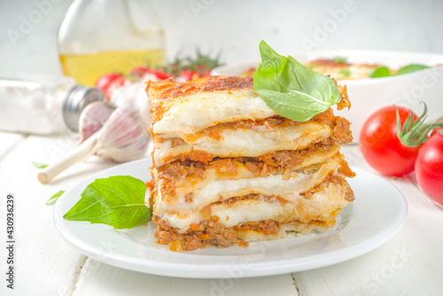 Italian traditional lasagna pasta