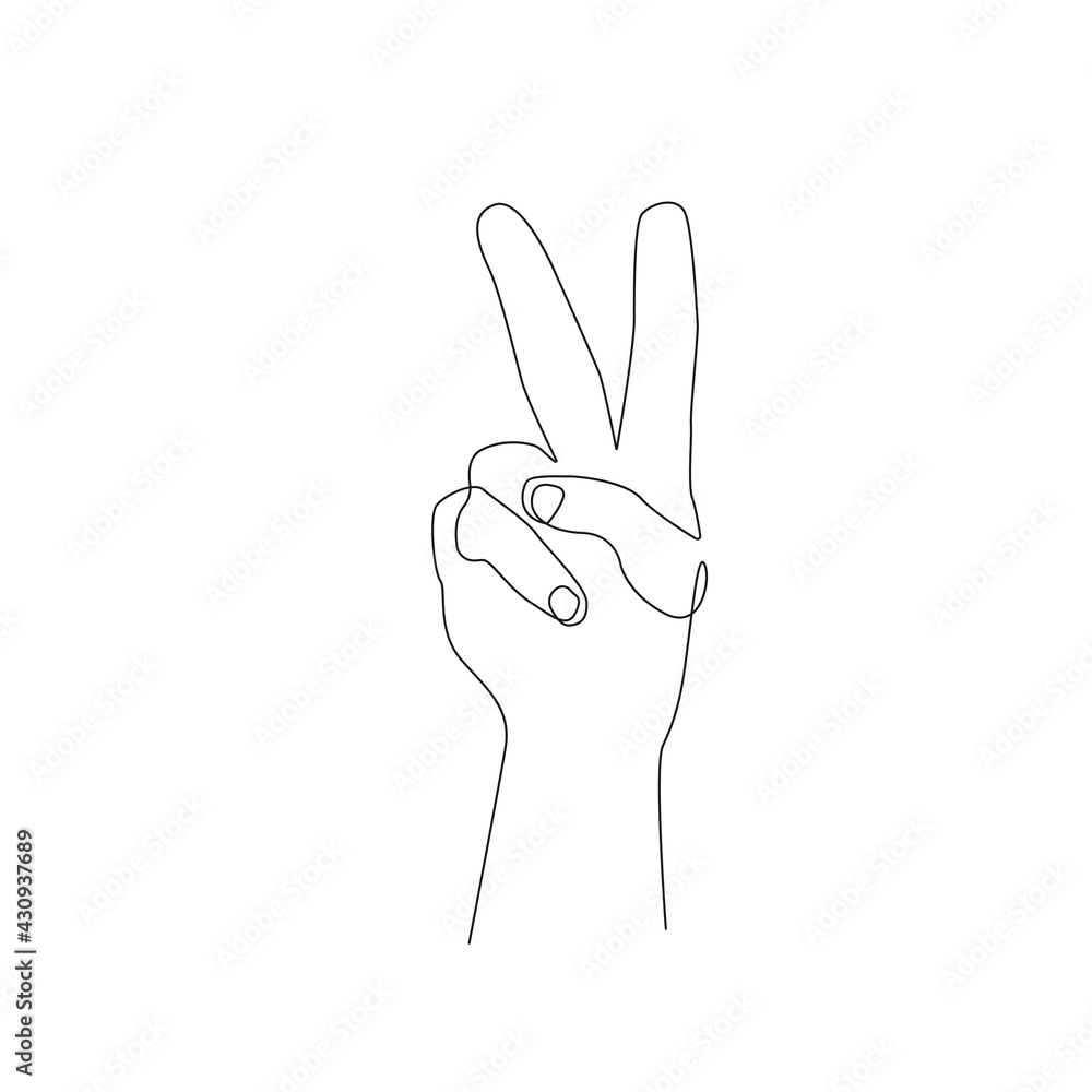 Hand Gesture Single Line Art Drawing. Minimal One Line Illustration. Hand Gesture Continuous Line Drawing. Modern Minimalist Contour Illustration. Vector EPS 10. Hand Gesture Single Line Art Drawing. Minimal One Line Illustration. Hand Gesture Continuous Line Drawing. Modern Minimalist Contour Illustration. Vector EPS 10.