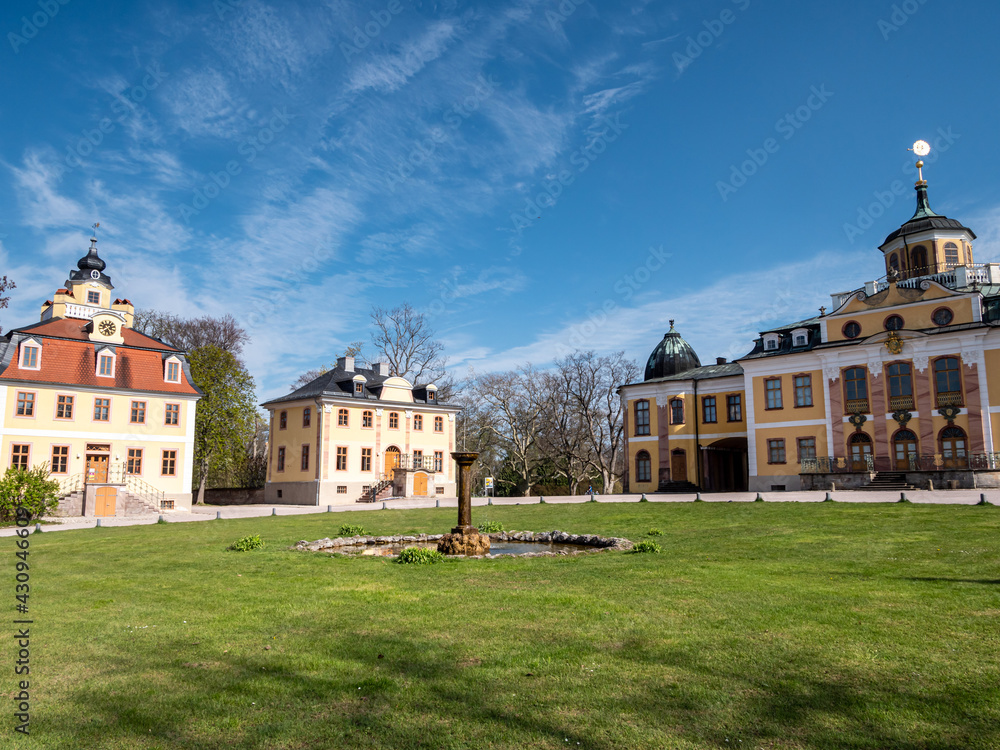 Schloss Belvedere bei Weimar in Ostdeutschland