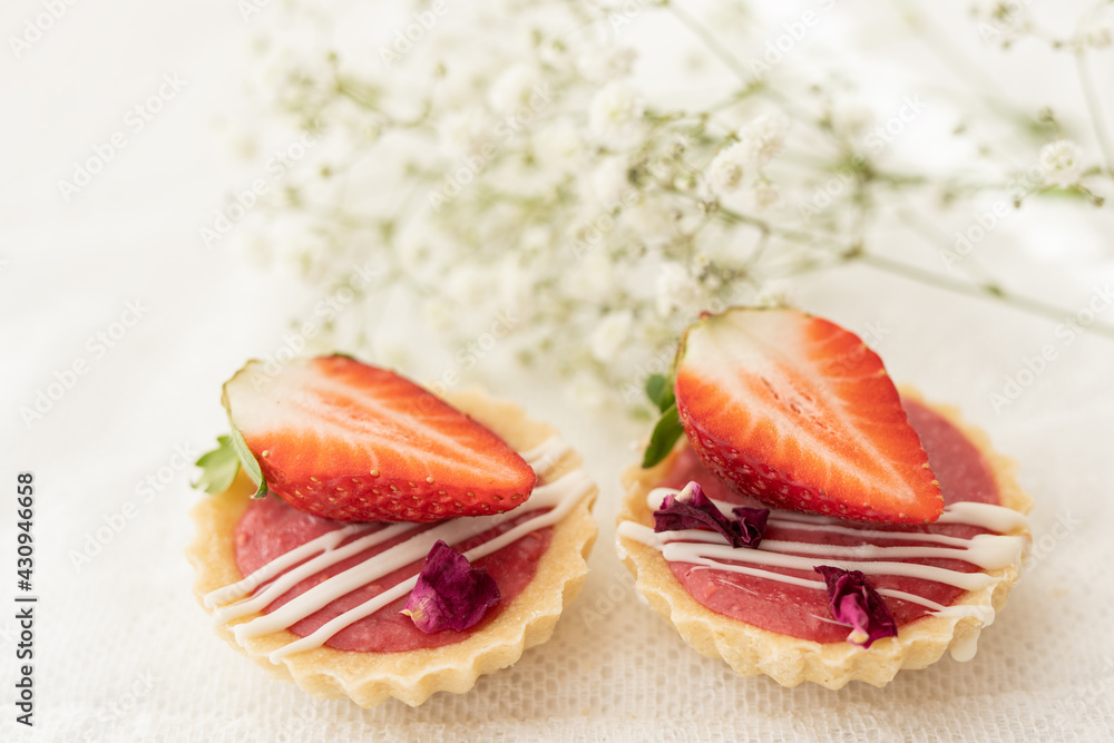 selection of sweet baked cream edible flowers and fruit dessert cakes for mothersday, wedding, birthday, paerty celebration. viola odorata cake. selection of sweet baked cream edible flowers and fruit dessert cakes for mothersday, wedding, birthday, paerty celebration. viola odorata cake.