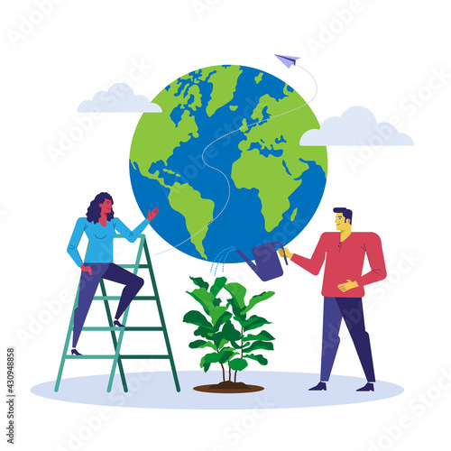 environtment concept save the world
