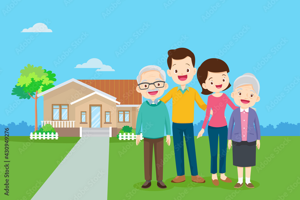 family and grandparent background of home