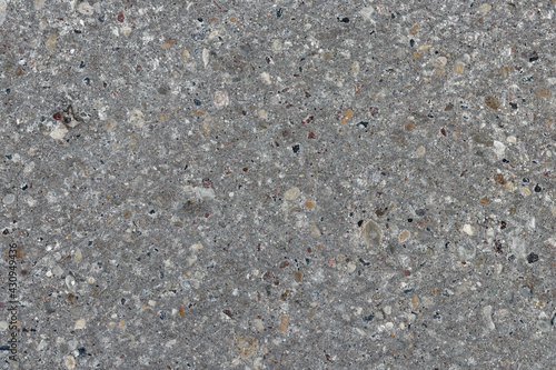 Flat stony concrete plate