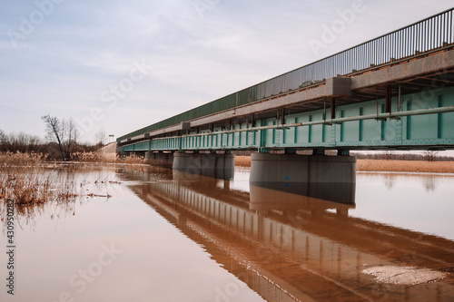 bridge over the river in the city