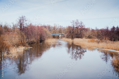 landscape with lake