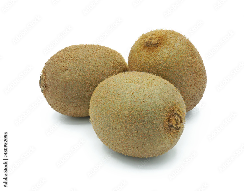 Fresh kiwi fruit, Isolated on white background Fresh kiwi fruit, Isolated on white background