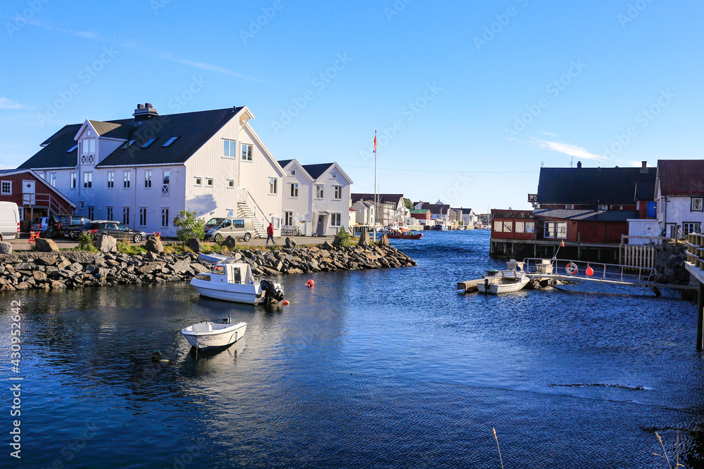 Old fishing village - Henningsvær -Lofoten,Nordland county,Norway,scandinavia,Europe