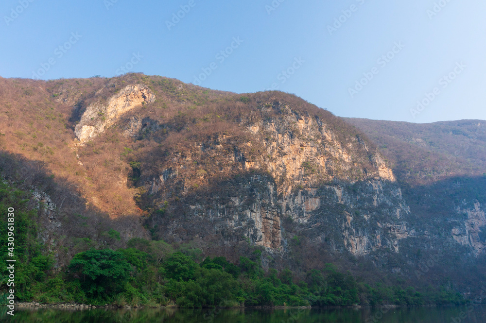 view of the mountains