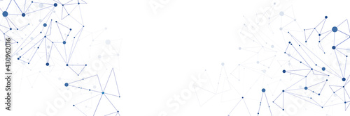 Network Background on the white