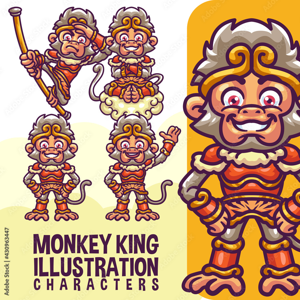 monkey king Illustration Character