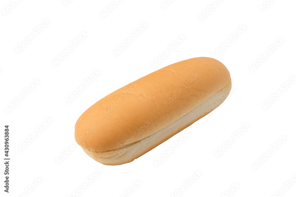 Hot dog bun isolated on white background with clipping path. Hot dog bun isolated on white background with clipping path.