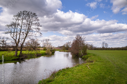 Walking the Ouse way in spring on a sunny afternoon