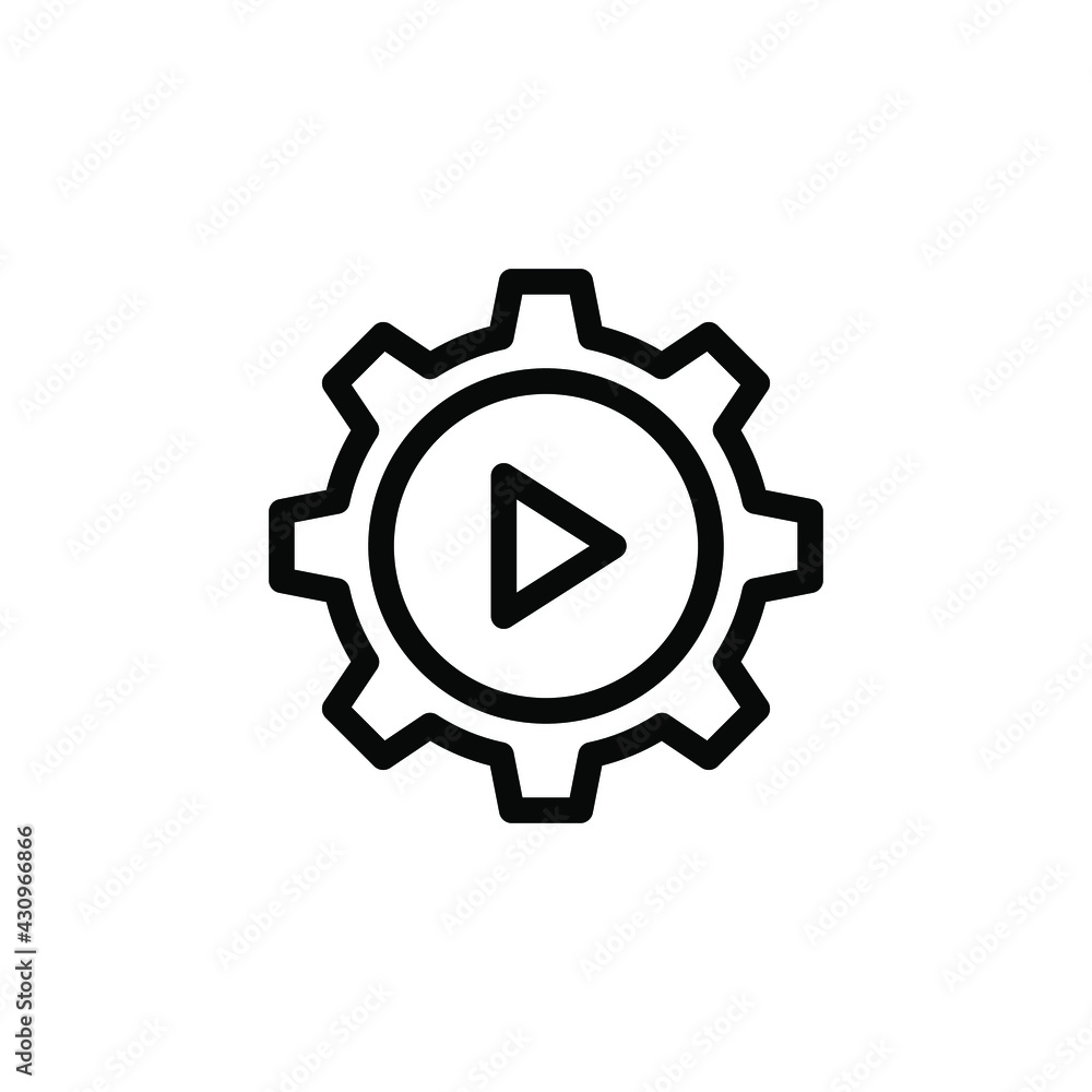 automation line icon vector illustration automation line icon vector illustration