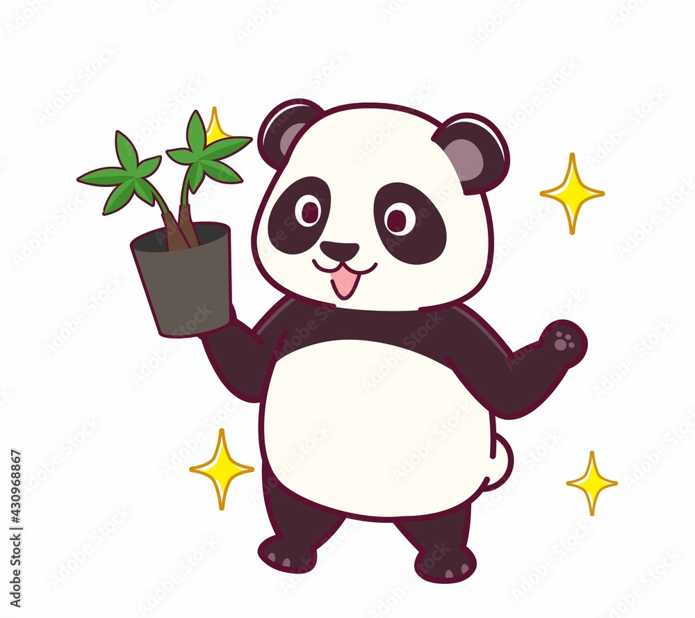 可愛いパンダのイラスト 可愛いパンダのイラスト
