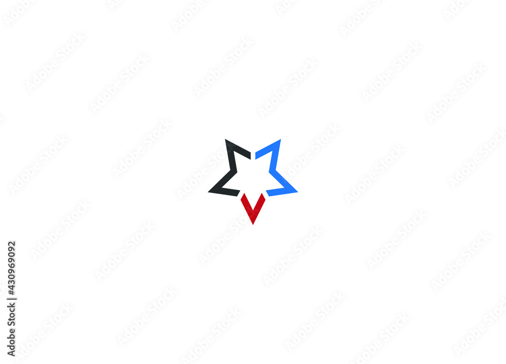 Star logo icon template vector illustration design Star logo icon template vector illustration design