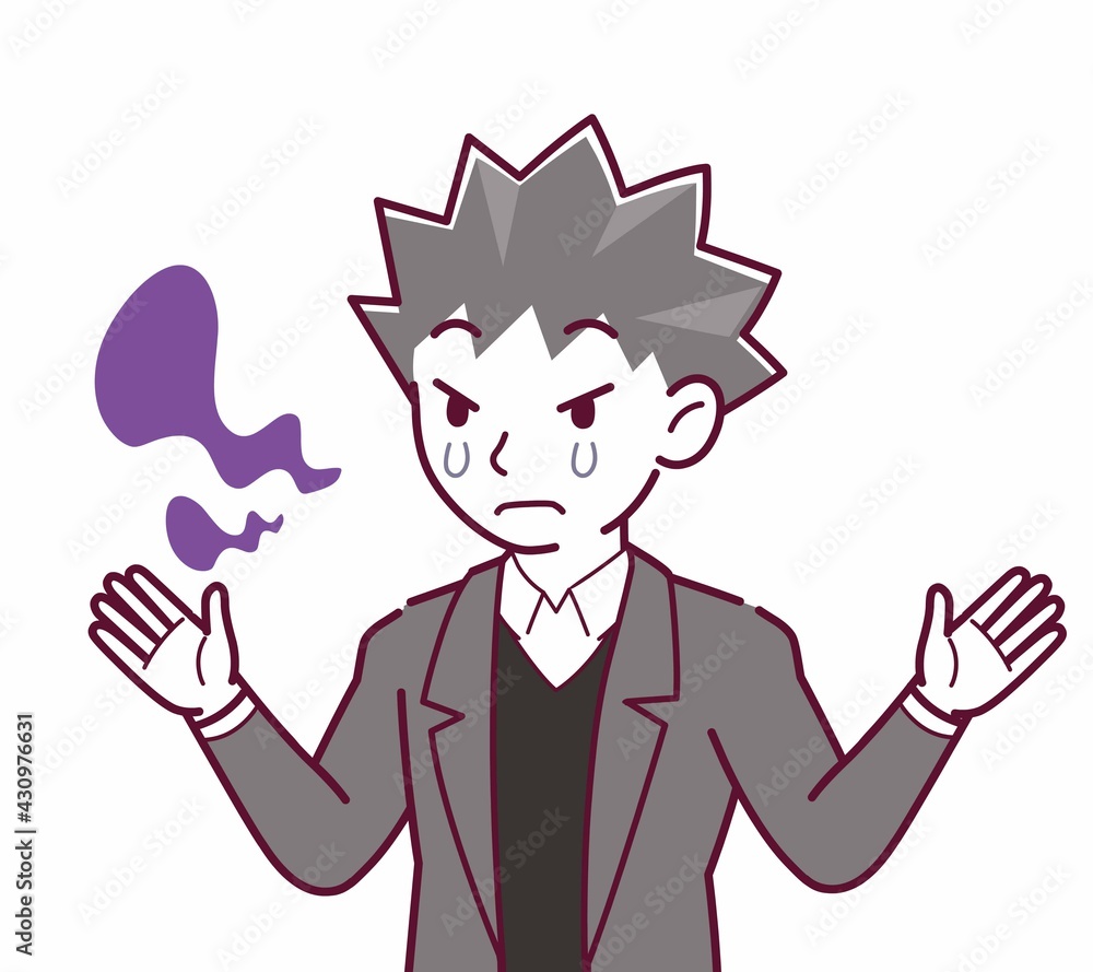 悪い雰囲気の詐欺師