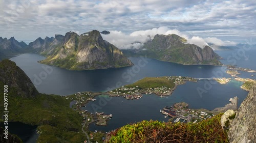 Timelapse Norway Lofoten Mountain