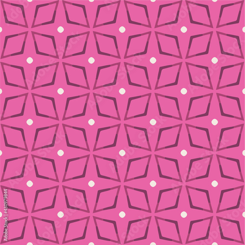 Seamless vector pattern in geometric ornamental style. ornament for wrapping, background or book