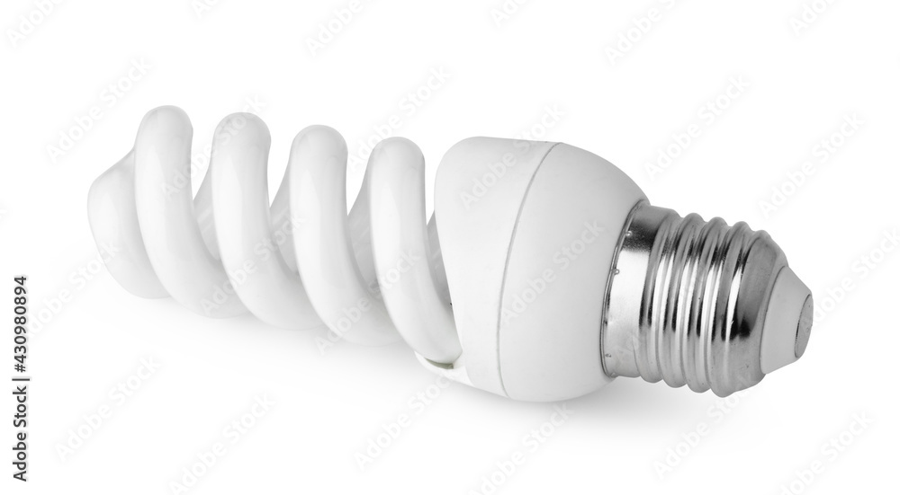 One light bulb isolated on white background One light bulb isolated on white background