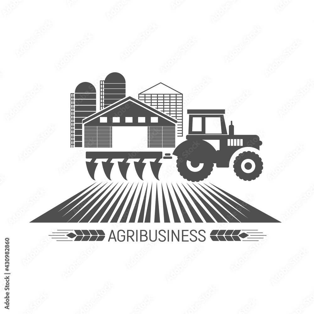 The emblem of the agricultural complex