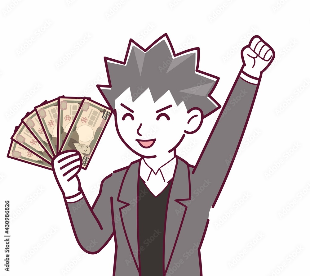 立派な格好をした社長