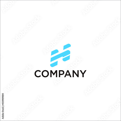 Initial Letter H Logo Template Design - Vector