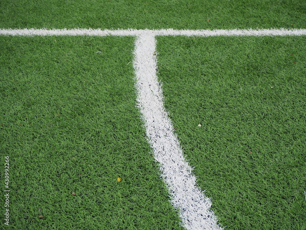 corner of a football field