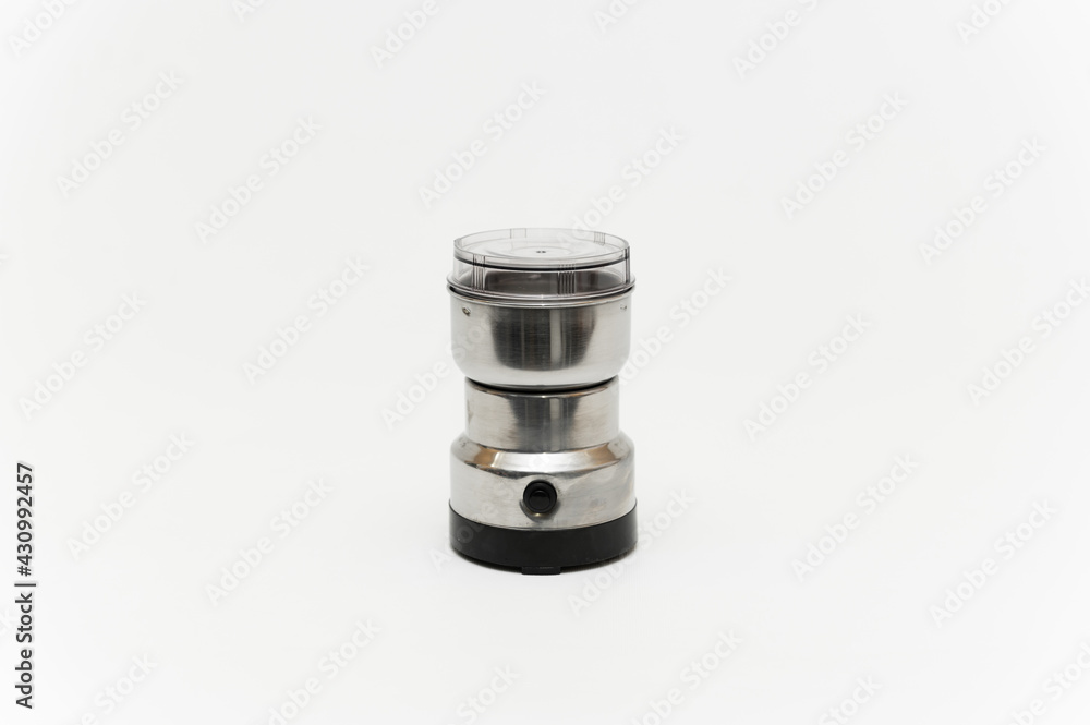 coffee grinder on a white background. coffee machine on a white background. electric coffee grinder. kitchen appliances. chinese goods for the kitchen coffee grinder on a white background. coffee machine on a white background. electric coffee grinder. kitchen appliances. chinese goods for the kitchen