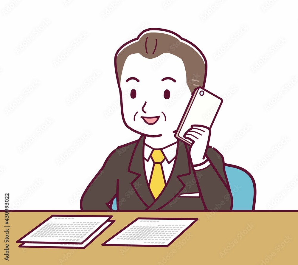 立派な格好をした社長 立派な格好をした社長