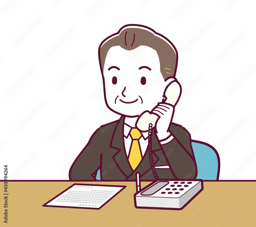 立派な格好をした社長 立派な格好をした社長