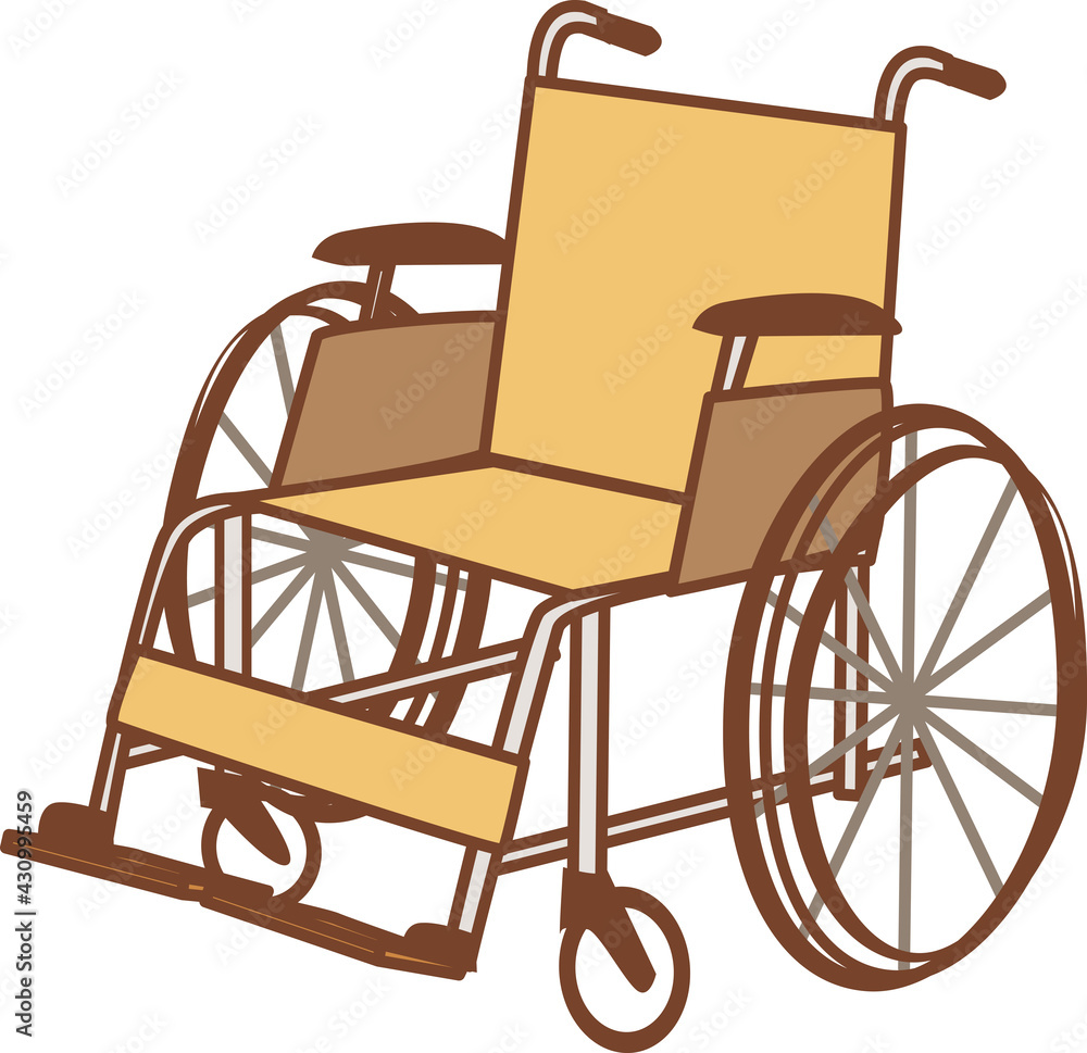 車椅子のシンプルなイラスト Stock Vector Adobe Stock
