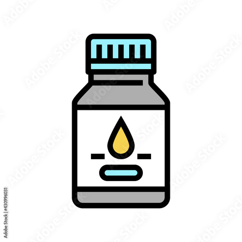 syrup pharmaceutical production color icon vector. syrup pharmaceutical production sign. isolated symbol illustration