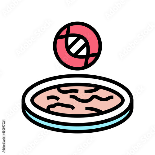 animal plant tissues pharmaceutical production color icon vector. animal plant tissues pharmaceutical production sign. isolated symbol illustration