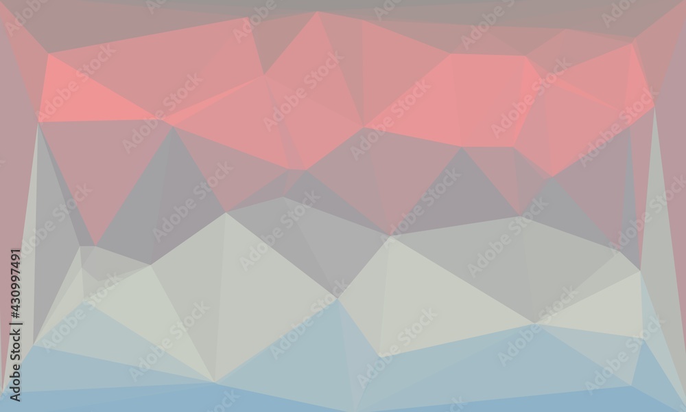Fototapeta premium Abstract geometric background with pastel color and poly pattern