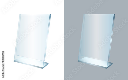 3D Transparent Acrylic Stand For A4 Paper Page