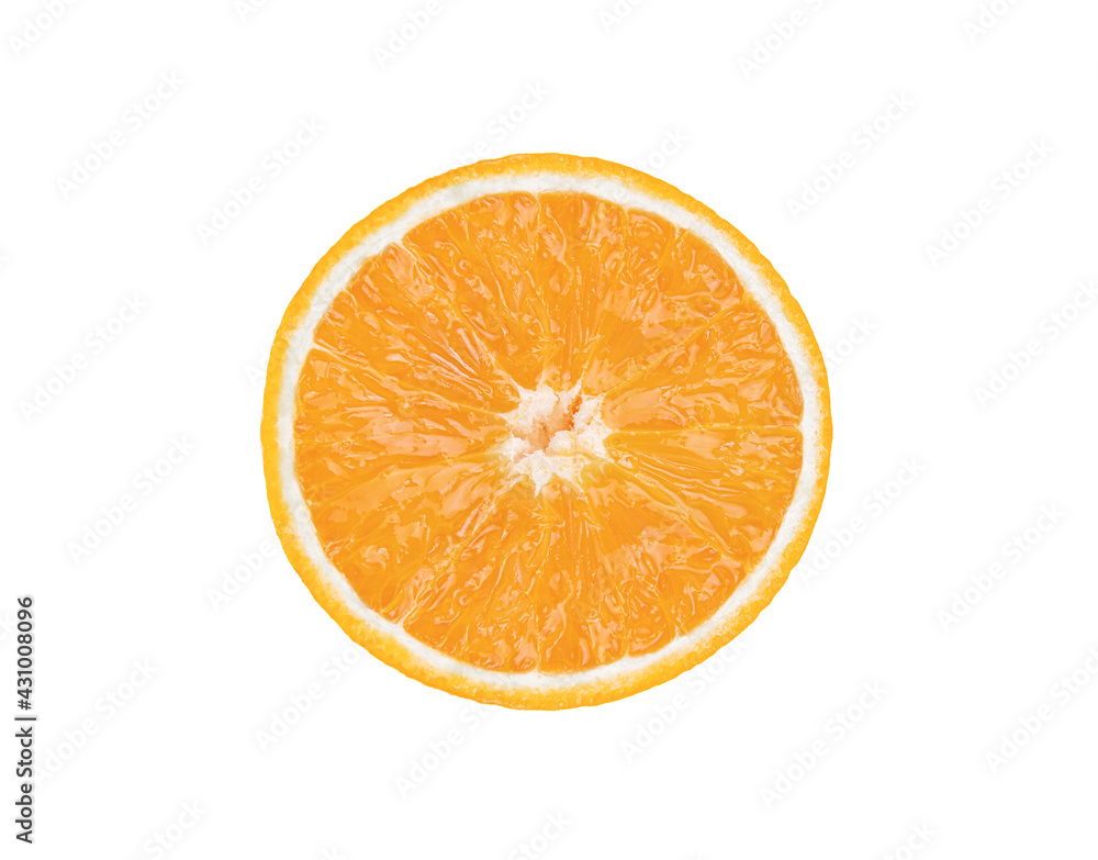 Fototapeta premium Orange fruit isolated on white background.