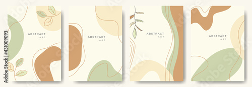 Modern abstract background.minimal trendy style with copy space for text - design templates good for postcards, poster, business card, flyer, brochure, magazine, social media and other. vector eps