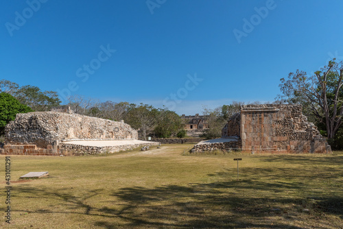 ruins of the ancient Mayan city Uxmal. UNESCO World Heritage Site, Yucatan, Mexico
