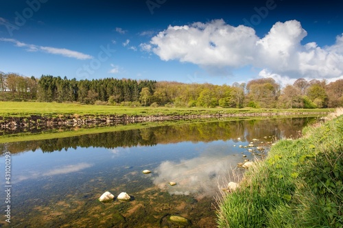 Quadro em tela River Ribble, Hurst Green.