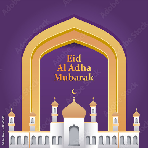 Ramadan kareem banner background design illustration