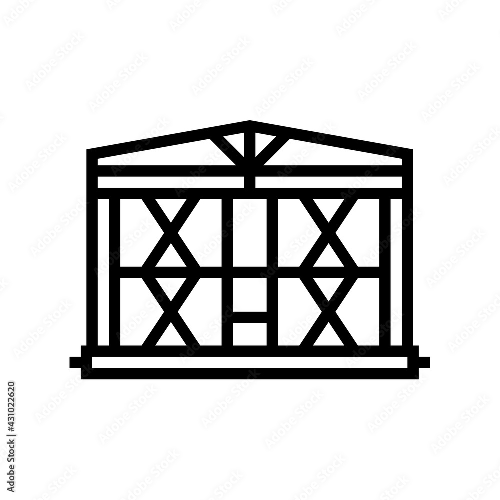 production facility concrete line icon vector. production facility concrete sign. isolated contour symbol black illustration production facility concrete line icon vector. production facility concrete sign. isolated contour symbol black illustration